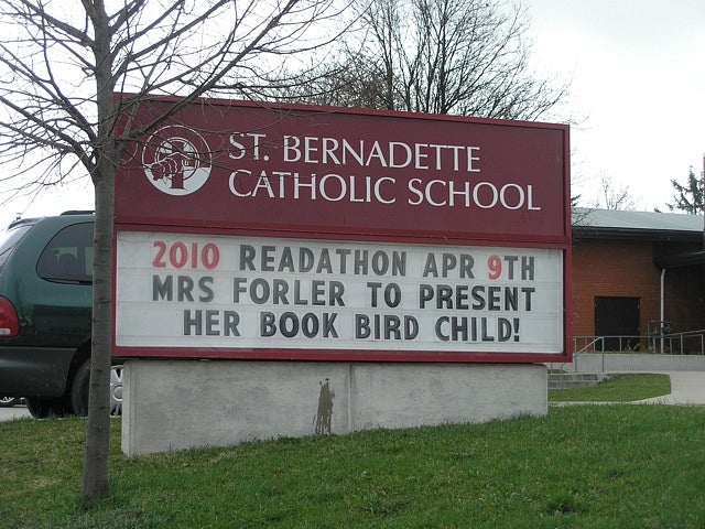 St Bernadette welcomes Nan Forler