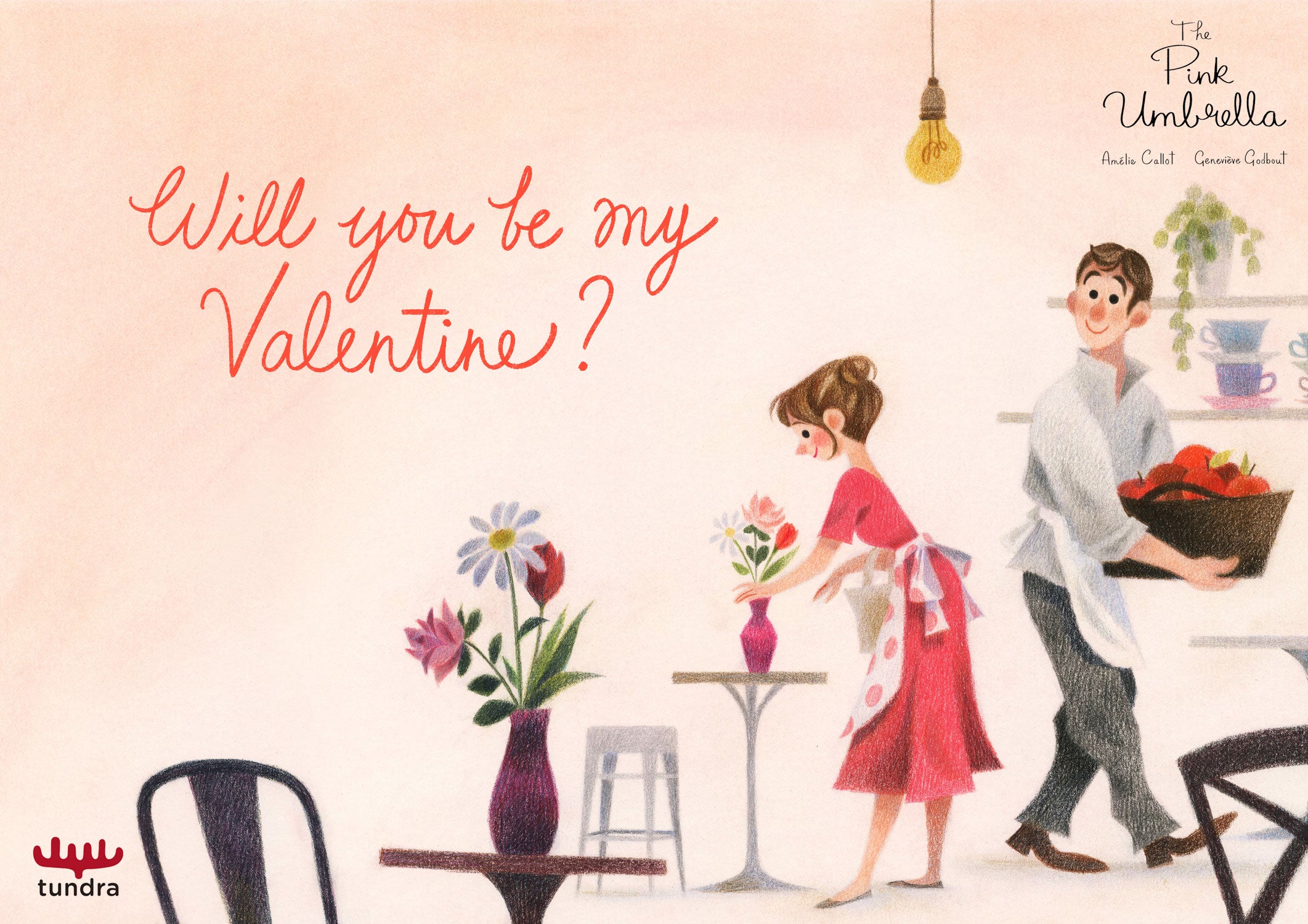 The Pink Umbrella-ecard (1)