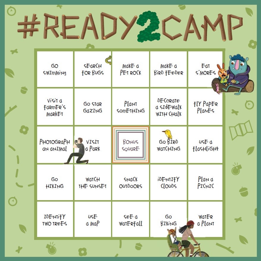 READy2Camp-Bingo Card